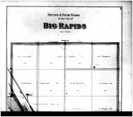 Big Rapids City - Second and Fifth Wards - Above, Mecosta County 1879
